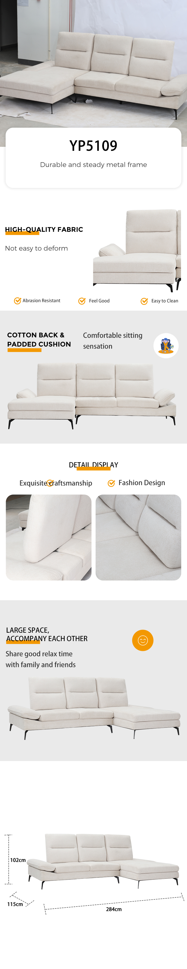 multi-seat sofa set