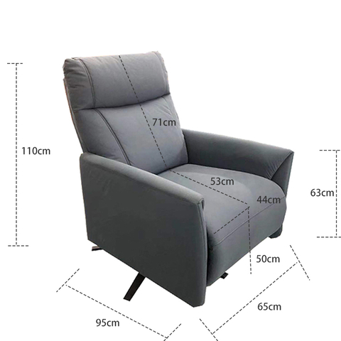 Business Style Five Star Foot Casual Multifunctional Electric Single Chair LE3024