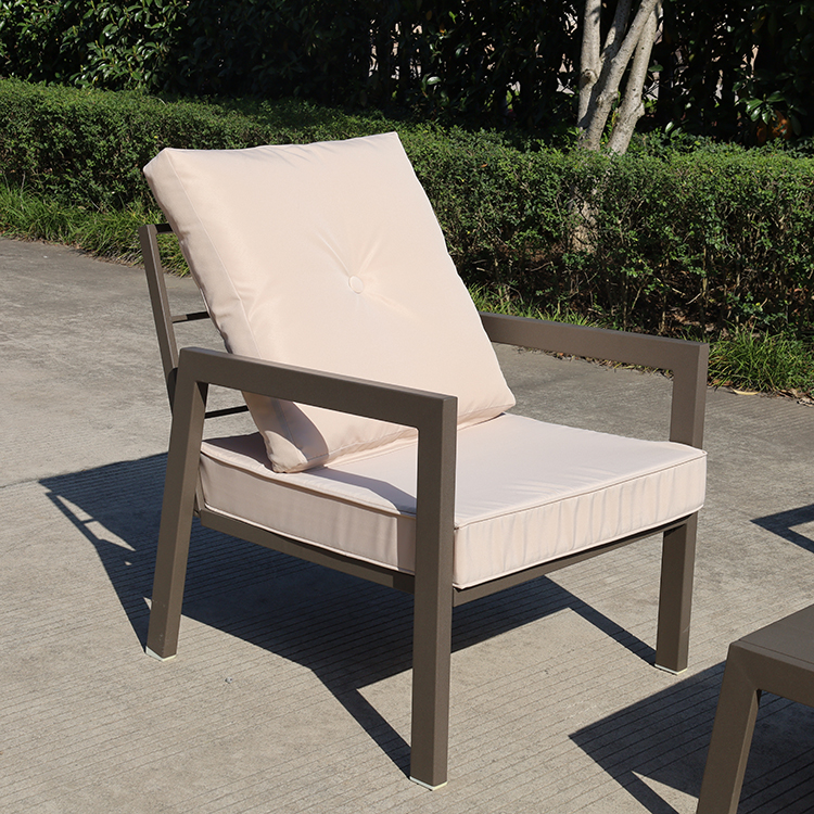 Waterproof Metal Iron Frame Outdoor Leisure Sofa Multi-person Combination Sofa HW1104