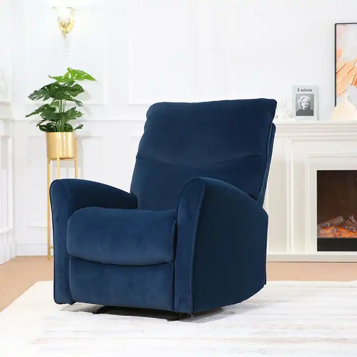 New Design Modern One Seat Armchair Home Theater Fabric Lazy Manual Recliner Chair LE2126