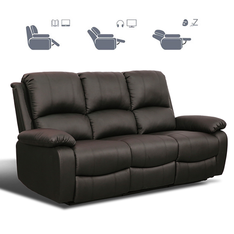 Living Room Furniture Comfort Console Recliner Sofa With Cupholders LE5012