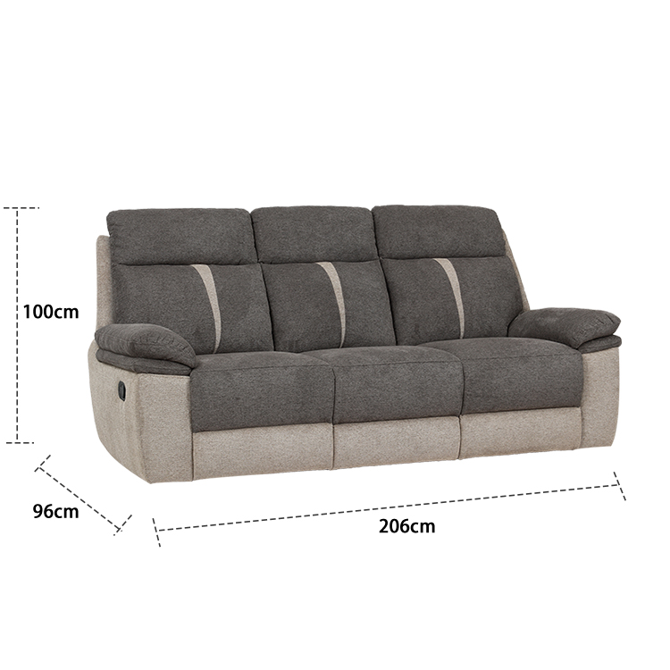 Stitching And Contrasting Color Design Multi-person Electric Leisure Multi-function Combination Sofa YP5105