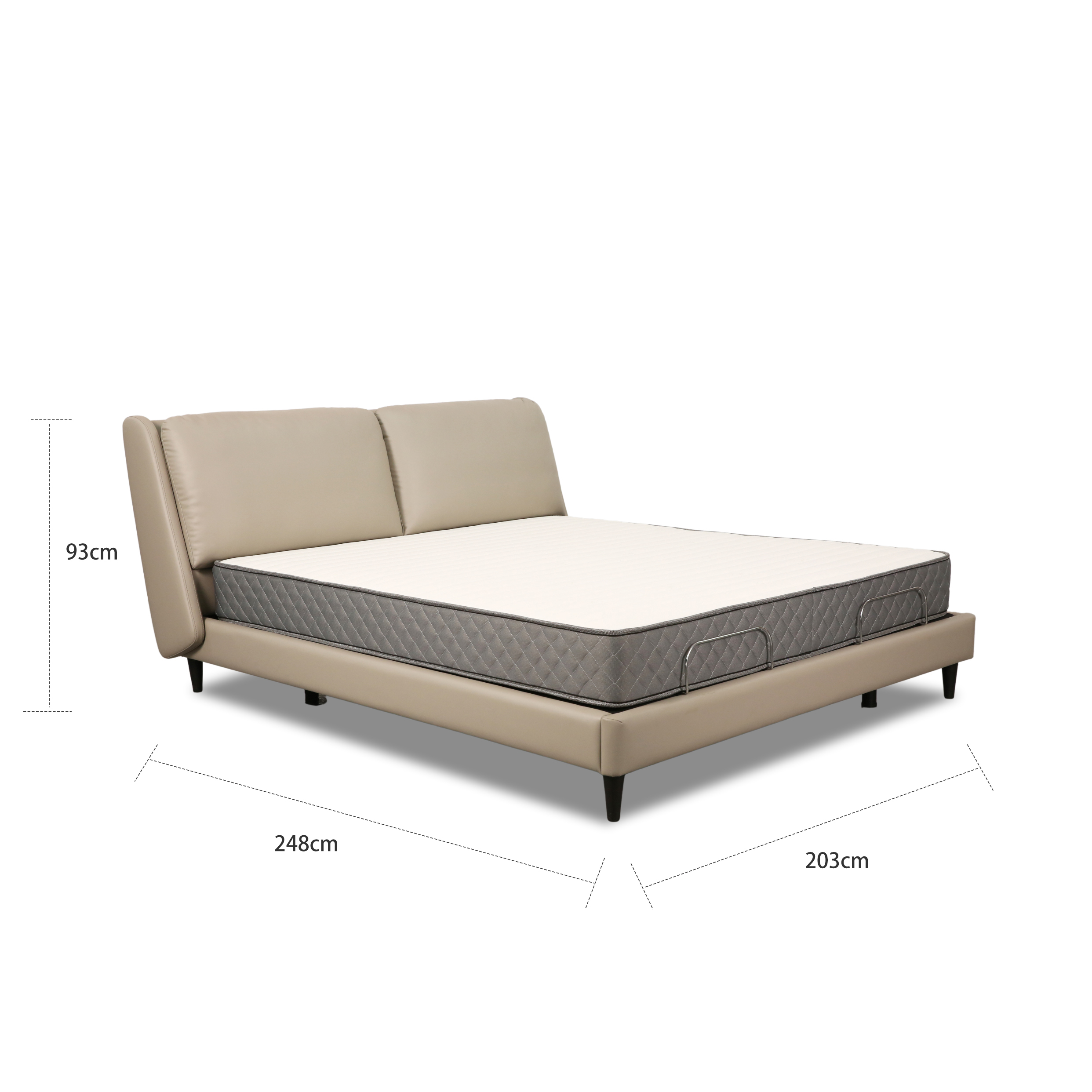 European Classic Fashion Metal Frame Zero Gravity Smart Bed LE6013