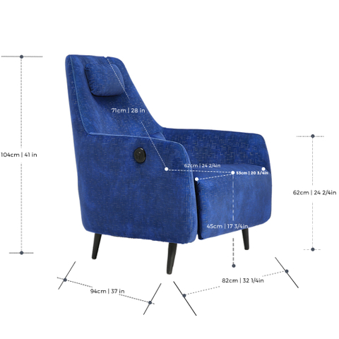 Home Essential Manual Function Single Chair LE1021