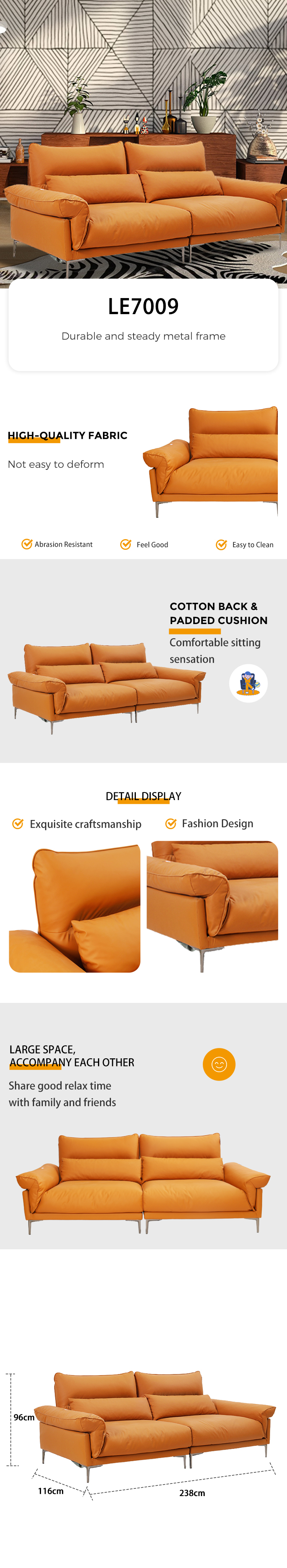multi-seat sofa set