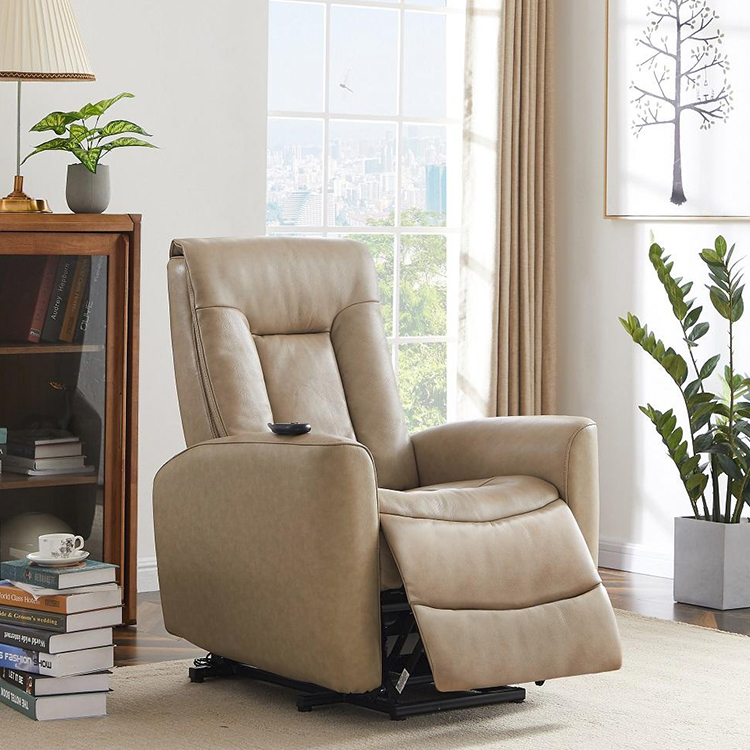 Electric Leather Liftable Recliner for The Elderly with Wire Control LE2015