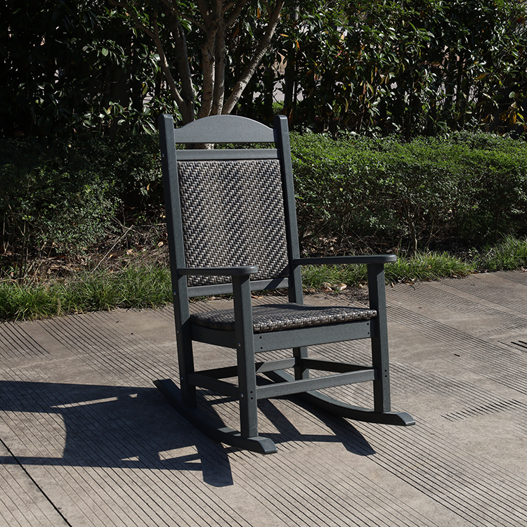 Unique Rattan Weaving Single Rocking Chair Sofa HW2001