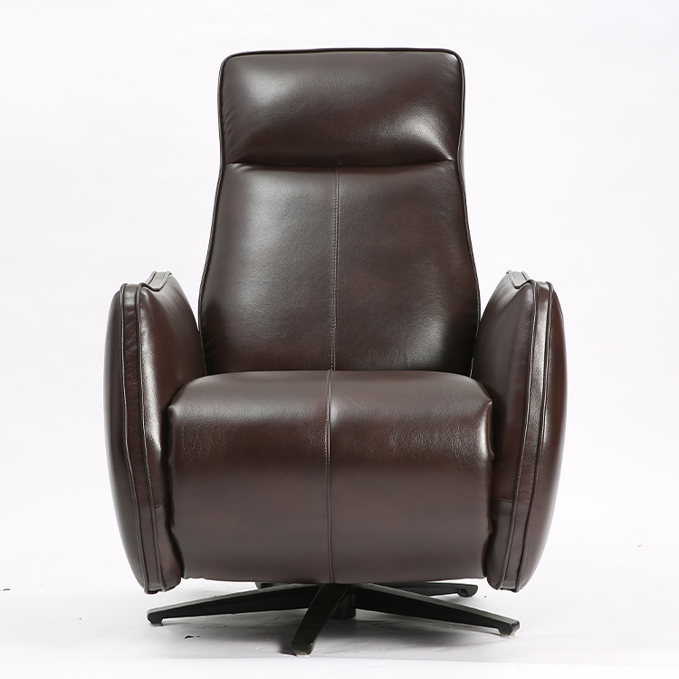 Hot Sale Britain Style Tech Cloth 360 Degree Rotation Push Back Swivel Chaise Lounge Chair in Living Room LE3018