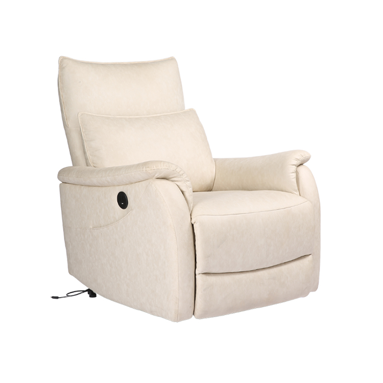 Modern One Seater Home Theater Adjustable Orange Recliner Sofa Living Room Recliner Sofa Chair LE2127