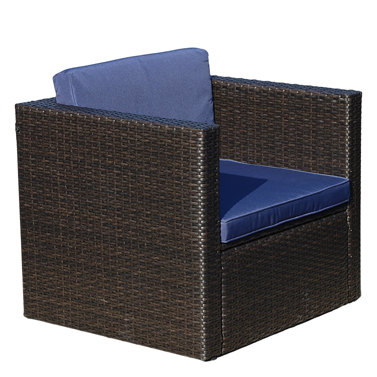 Waterproof Woven Rattan Sofa Multi-person Outdoor Leisure Combination Sofa HW1003