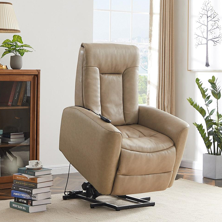 Electric Leather Liftable Recliner for The Elderly with Wire Control LE2015