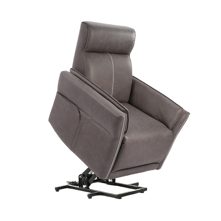 American Style Modern Recliner Sofa One Seat Assist Stand Up Power Lift Fabric Electric Recliners For Elderly LE2132
