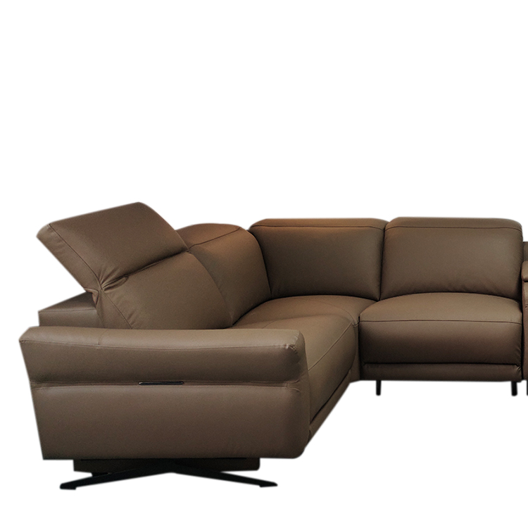 Half Leather Multi-seat Fashion Electric Leisure Multifunctional Combination Sofa LECM-041