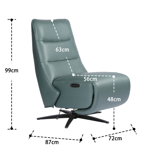 Armless Rotatable Five-star Base Casual Multifunctional Electric Single Chair LE3032