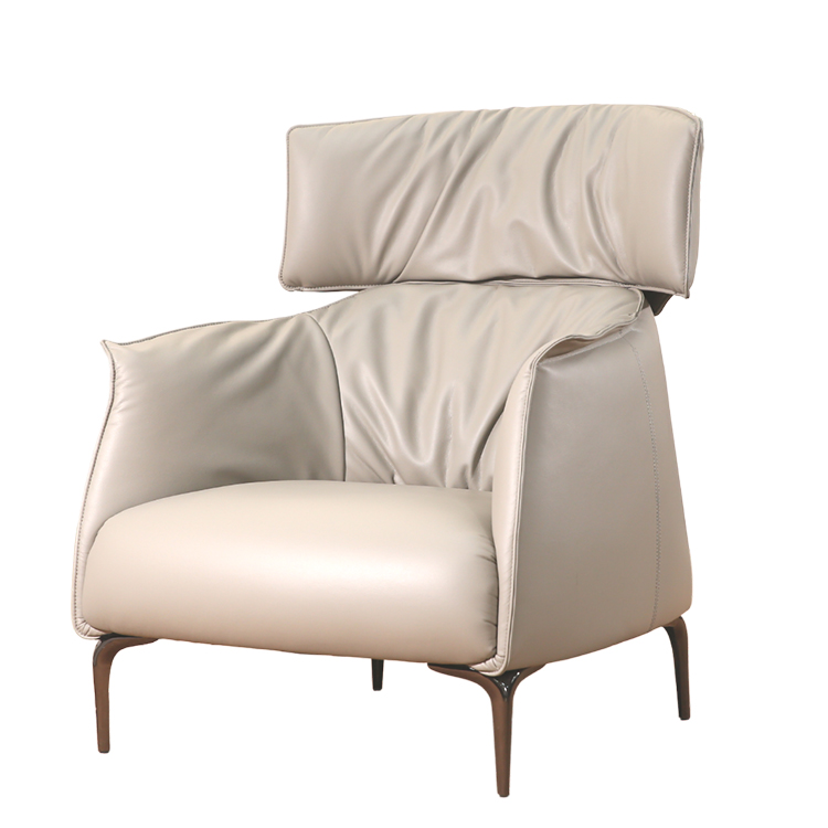 Healthy And Comfortable Single Chair with Footstool LE1026