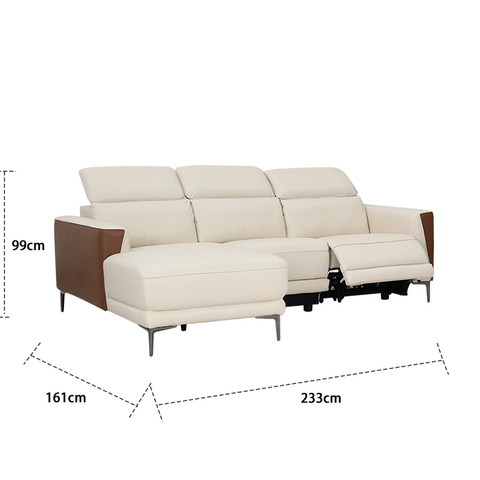 Modern Color-contrasting Wind Headrest Adjustable Multi-person Electric Leisure Multi-functional Combination Sofa YP5107