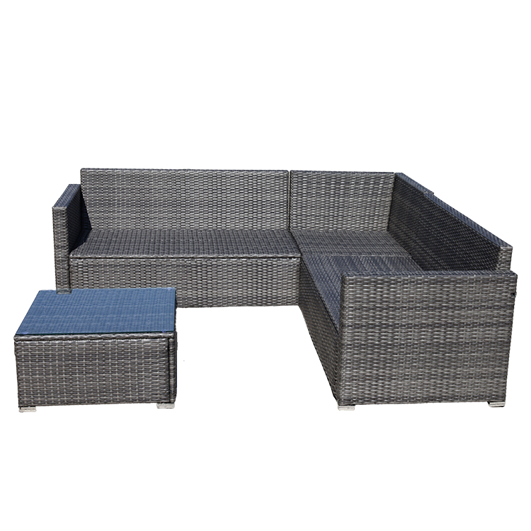 Four-piece Locker Set Multi-person Outdoor Leisure Combination Sofa HW1002