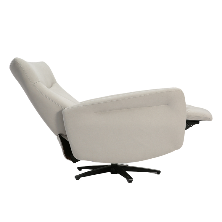 Dual Motors Single Sofa Small minimalist Swivel Accent Chaise Lounge Chair With Star Base LE3001