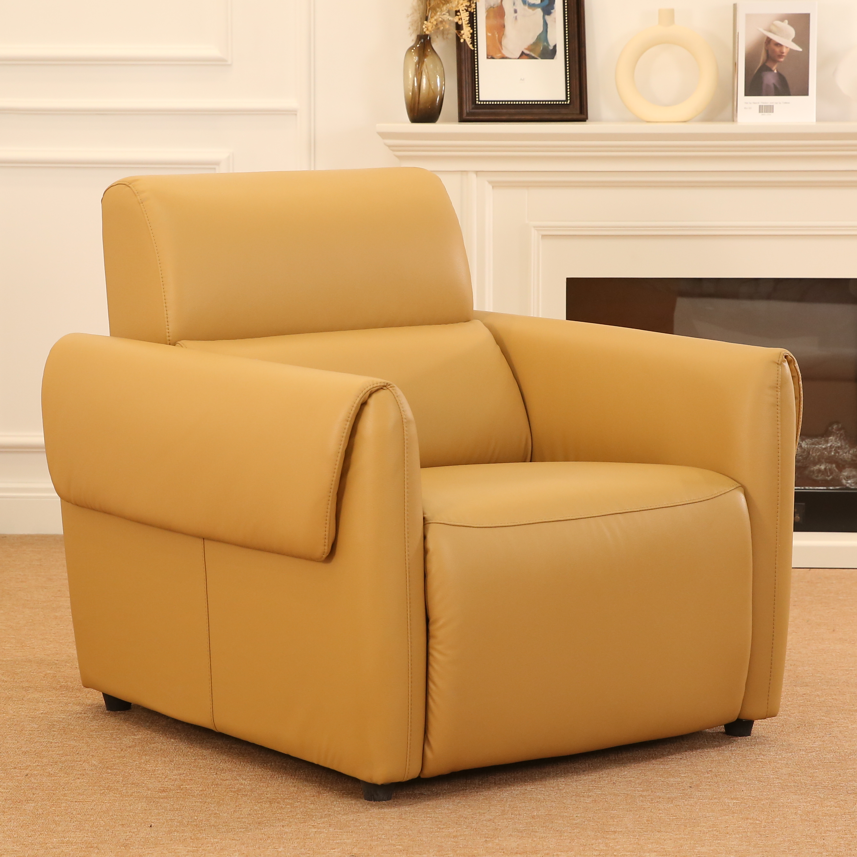 Modern Style Detachable Sofa Home Theater Fabric Electric Recliner Sofa Chair With Built-in Switch LE5012