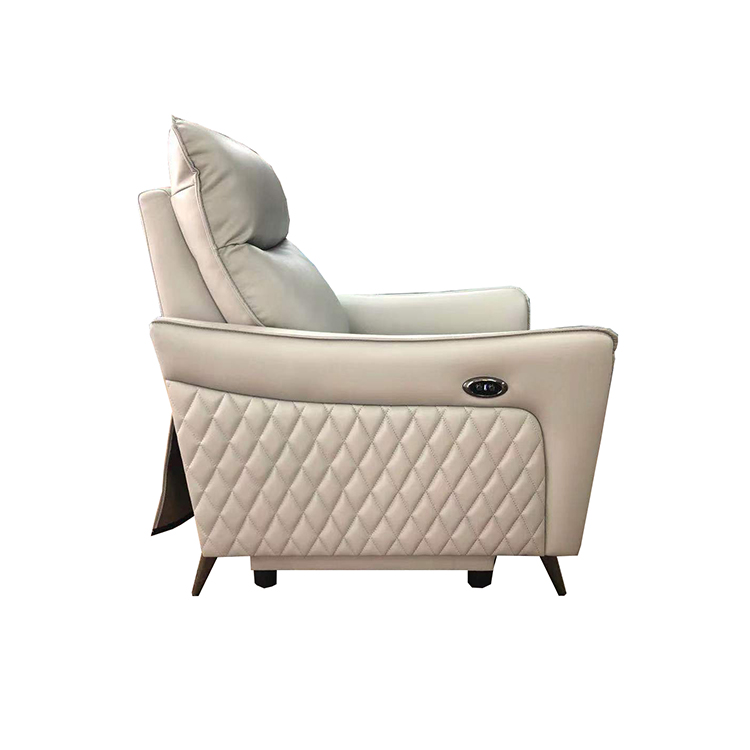 Fashion Classic Fabric Hand Push Function Single Chair LE1023