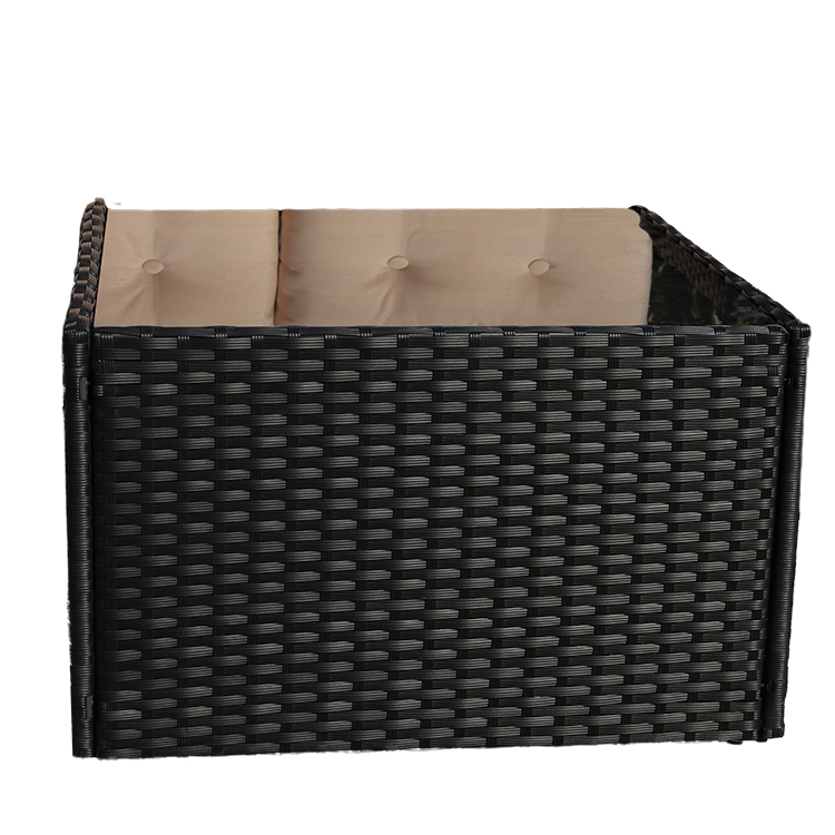 Unique Rattan Weaving Process Outdoor Leisure Sofa Multi-seat Combination Sofa HW1005