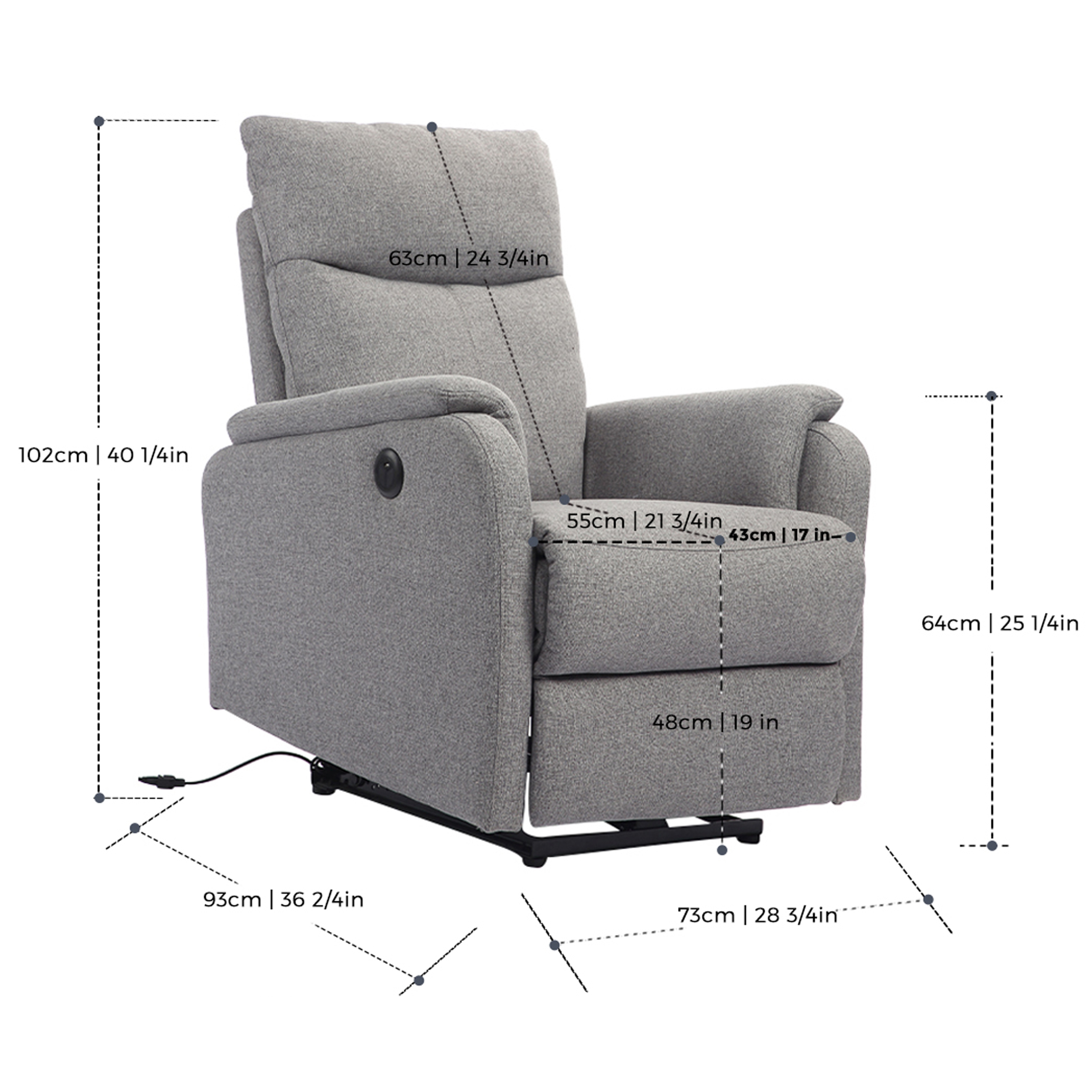 Modern Style Multifunctional Electric Single Chair LE2007