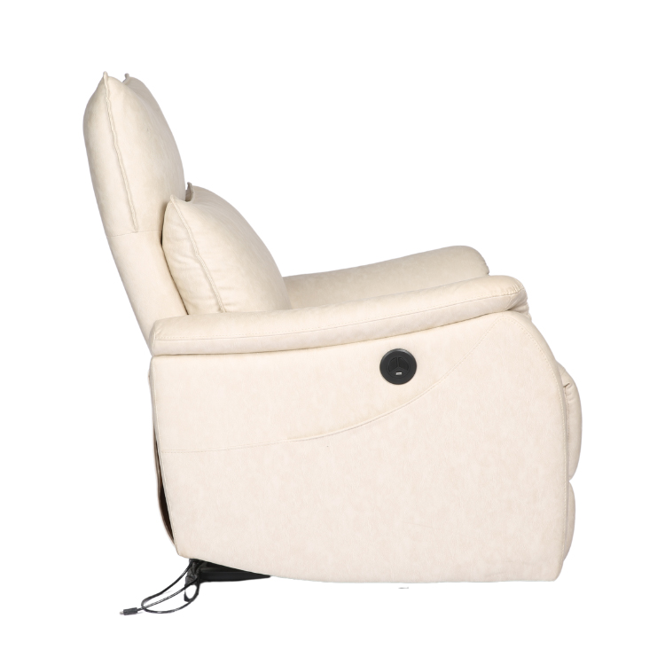 Modern One Seater Home Theater Adjustable Orange Recliner Sofa Living Room Recliner Sofa Chair LE2127