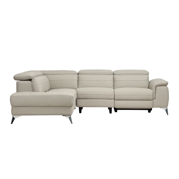 Home Living Room Furniture Milky White Multi-person Electric Leisure Multi-functional Combination Sofa V-R006