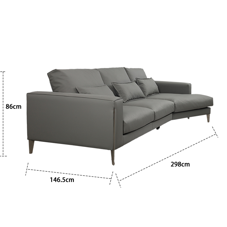 High Leg Living Room Multi-person Electric Leisure Multi-functional Combination Sofa YP5076