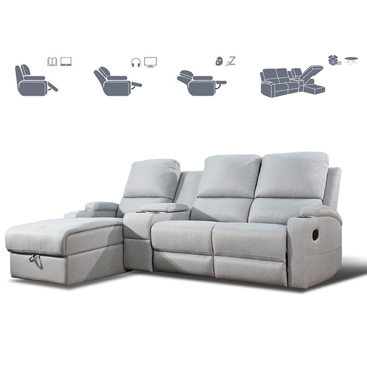 Multi-seat Storable Manual Leisure Multi-functional Combination Sofa LE5008