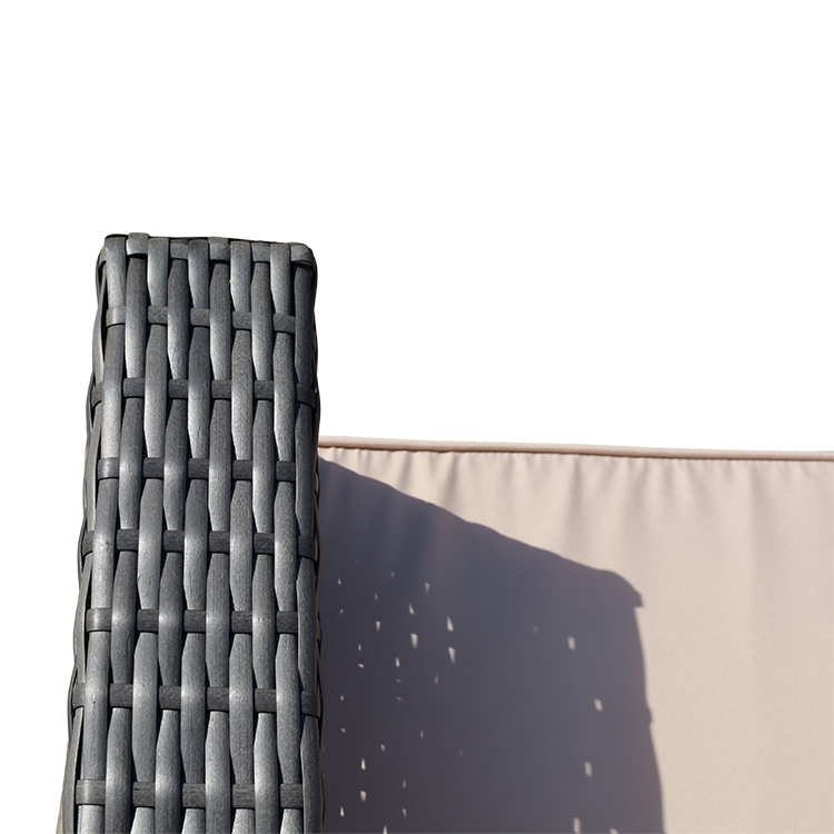 Outdoor Corner Rattan Leisure Combined Sofa with Coffee Table HW1001