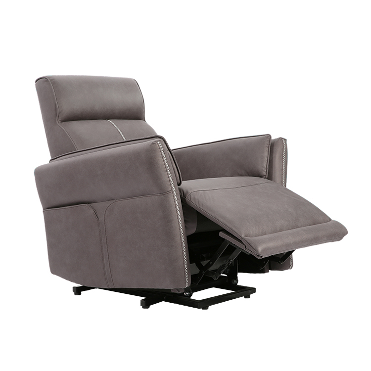 American Style Modern Recliner Sofa One Seat Assist Stand Up Power Lift Fabric Electric Recliners For Elderly LE2132