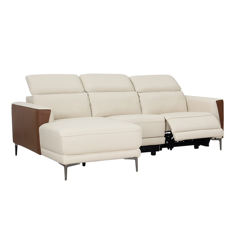 Modern Color-contrasting Wind Headrest Adjustable Multi-person Electric Leisure Multi-functional Combination Sofa YP5107