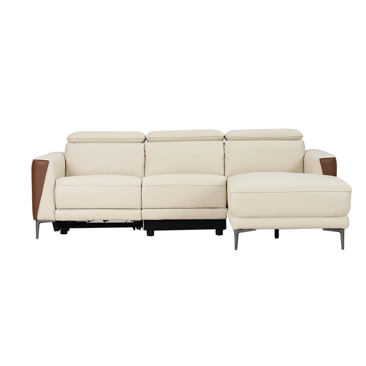 Modern Color-contrasting Wind Headrest Adjustable Multi-person Electric Leisure Multi-functional Combination Sofa YP5107