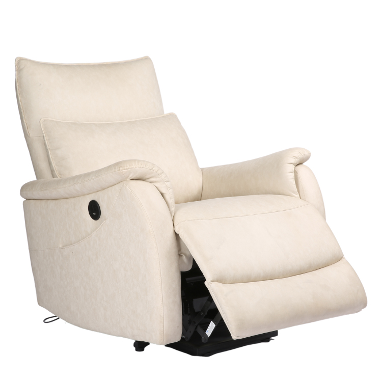 Modern One Seater Home Theater Adjustable Orange Recliner Sofa Living Room Recliner Sofa Chair LE2127