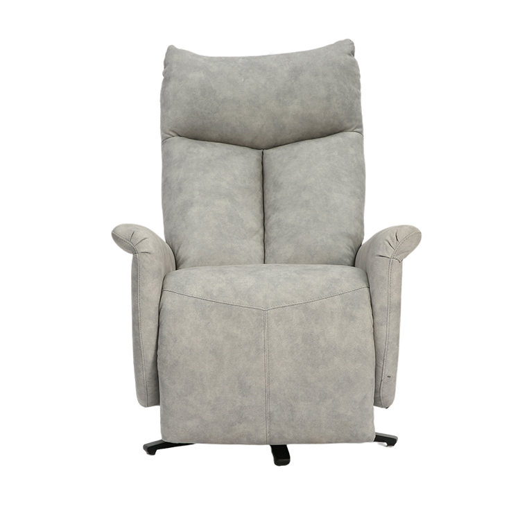 High Back Sitting Room Chair Leather Bedroom Swivel Sofa Reclining Push Back Lounge Chair For Living Room LE3005