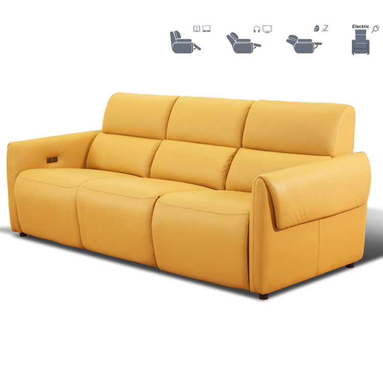 Modern Style Detachable Sofa Home Theater Fabric Electric Recliner Sofa Chair With Built-in Switch LE5012
