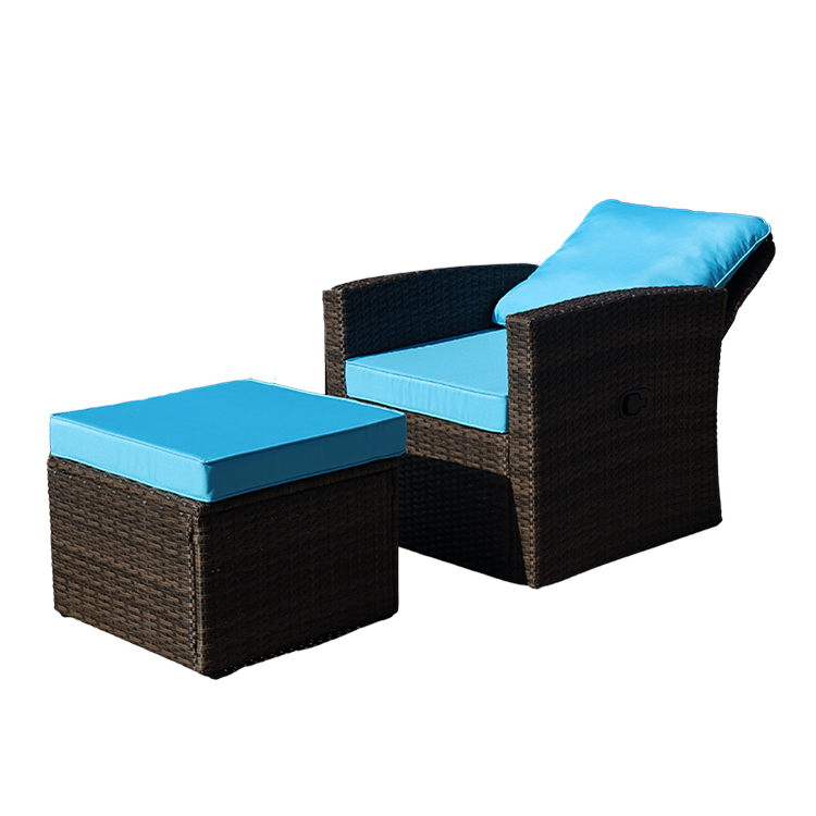 Nano-level Waterproof Fabric Rattan Weaving Craft Outdoor Leisure Sofa Multi-person Combination Sofa HW1006