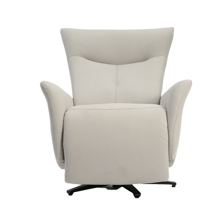 Dual Motors Single Sofa Small minimalist Swivel Accent Chaise Lounge Chair With Star Base LE3001