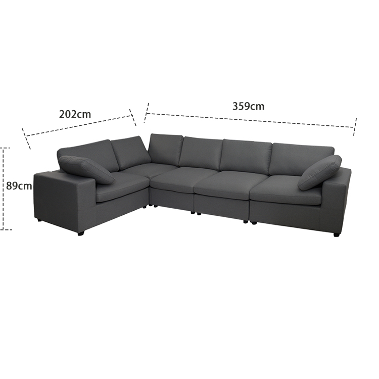 Elegant Black Multi-seat Electric Leisure Multifunctional Combination Sofa YP5088