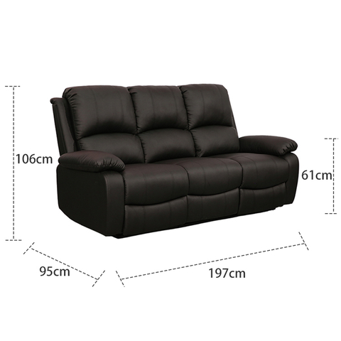 Living Room Furniture Comfort Console Recliner Sofa With Cupholders LE5012