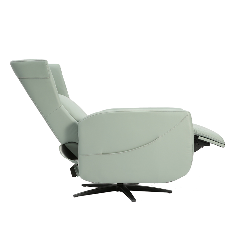 Modular Furniture Nordic Style Green 360 Degrees Swivel Indoor Modern Lounge Chair With Star Base LE3019